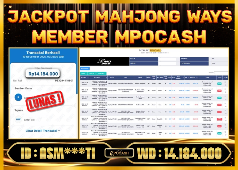 MPOCASH JACKPOT MAHJONG WAYS